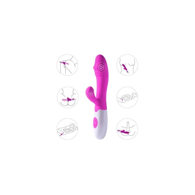 10 Modlu Özel Klitoris ve Rabit Titreşimli Vibratör