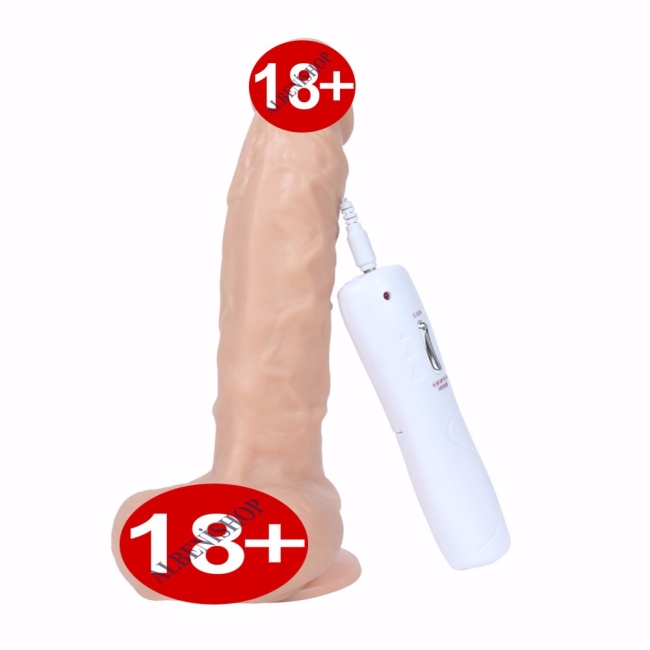 Dan 20 Cm Ultra Yumuşak Dönebilen Titreşimli Realistik Penis Dildo