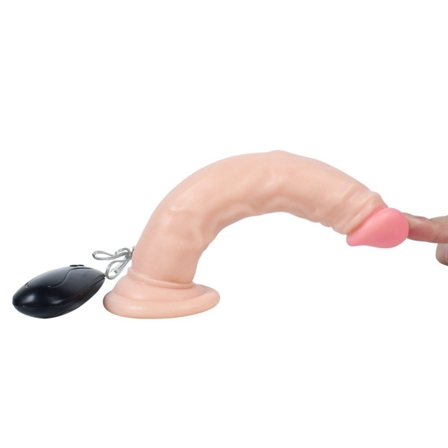 Dildo Series 15 Cm 10 Modlu Anal ve Vajinal Strap On Tireşimli Realistik Penis	
