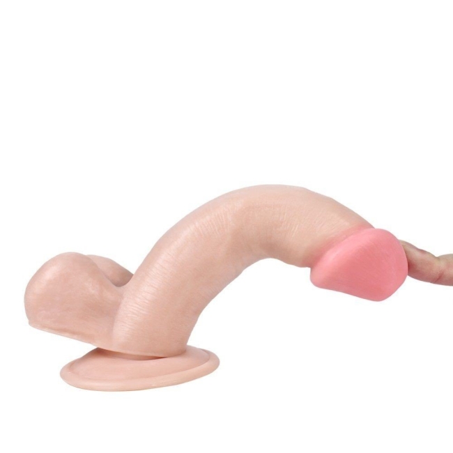 Dildo Series 17 Cm Yumuşak Dokuda Belden Bağlamalı Realistik Penis