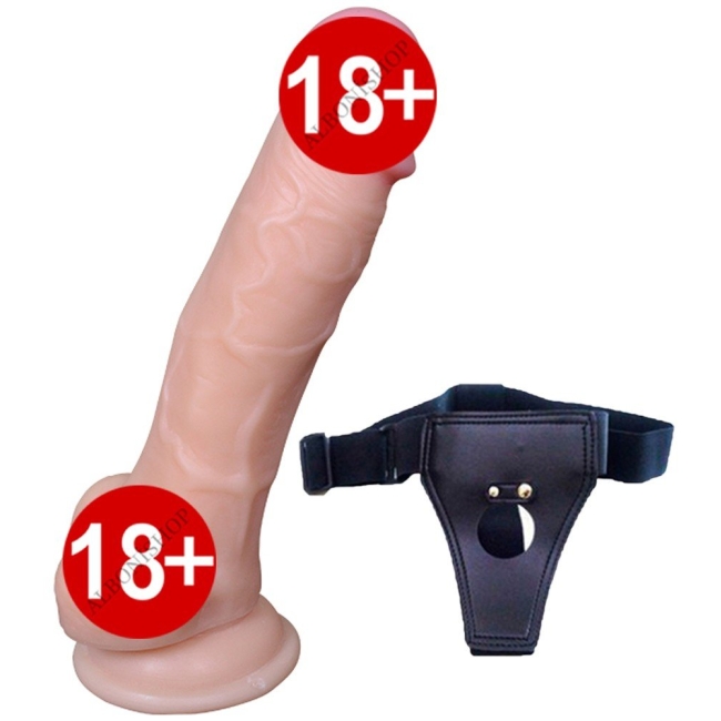 Dildo Series Adonis 18 Cm Belden Bağlamalı Realistik Penis