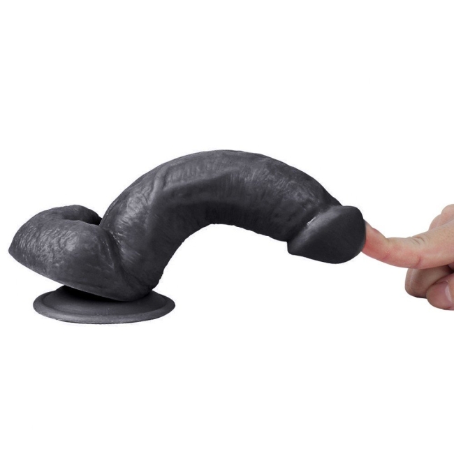 Dildo Series Kassadin 15 Cm Belden Bağlanmalı Realistik Siyah Penis