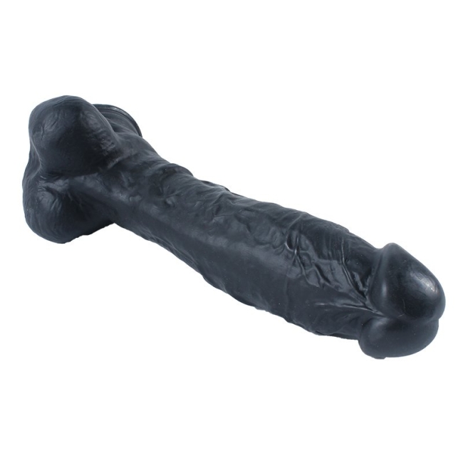 Dildo Series Siyah Adonis 17 Cm Belden Bağlamalı Realistik Penis