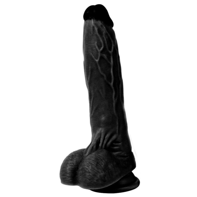 Dildo Series Siyah Dragon 21 Cm Realistik Penis