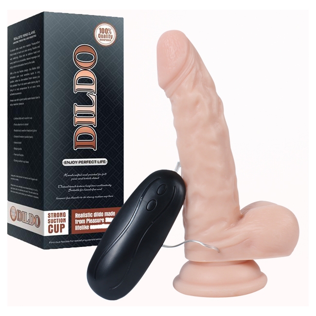 Dildo Series Hunk 17 Cm 10 Modlu Belden Bağlamalı Titreşimli Realistik Penis