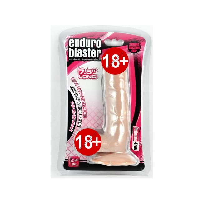 Enduro Blaster Vantuzlu 19 cm Realistik Penis