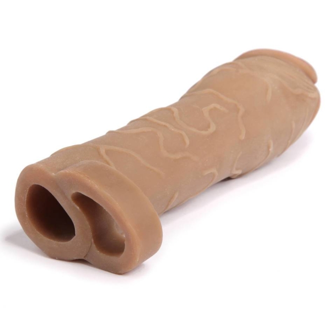 Fantasy X-Tensions Perfect 2  Brown With Ball Strap Penis Kılıfı Made İn USA