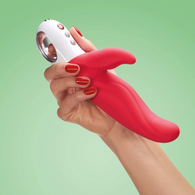 Fun Factory Lady Bi Klitoris ve G-Bölgesi Uyarıcı Kırmızı Rabbit Vibratör Made İn Germany