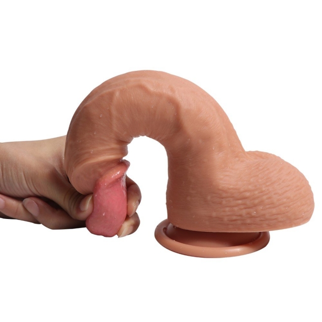 Hercul 22 cm Extra Gerçekçi Çift Katmanlı Realistik Penis