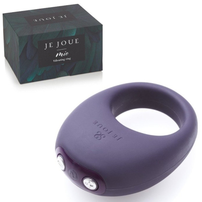 Je Joue Mio 5 Hız ve 5 Modlu Güçlü Titreşimli Mor Penis Halkası