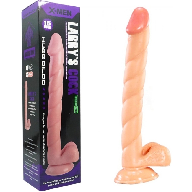 Larry Yeni Seri 32 cm Damarlı Realistik Penis