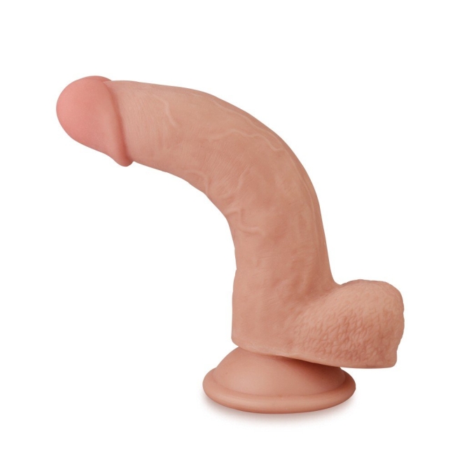 Love Toy Ultra Yumuşak Hareketli Dış Yüzeyli Özel Seri 20 Cm Realistik Penis