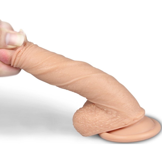 Love Toy Nature Cock Serisi Özel Çift Katmanlı 18 cm Realistik Penis