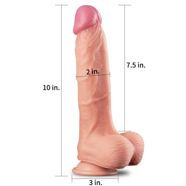 Love Toy Özel Ekstra Yumuşak Dokulu 25 Cm Realistik Penis