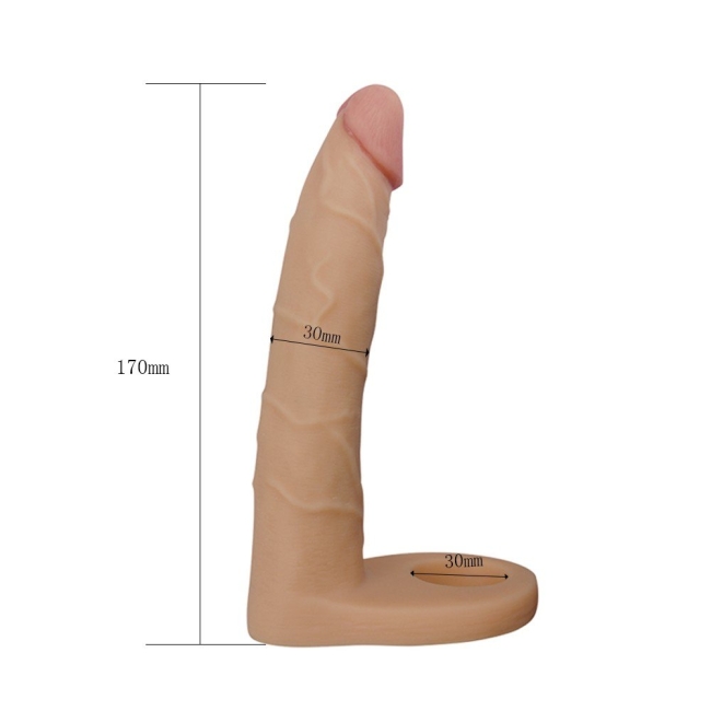 Love Toy The Ultra Soft Double Ultra Yumuşak Anal 18 CM Protez Penis Çift Yönlü İlişki
