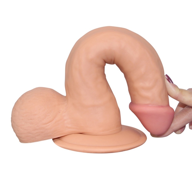 Love Toy Yeni Nesil Ultra Yumuşak Özel Dokulu 20 Cm Realistik Penis-1082