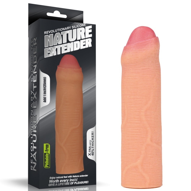 Lovetoy Nature-Extender Serisi Ultra Esnek Özel Silikonlu Sünnetsiz Penis Kılıfı