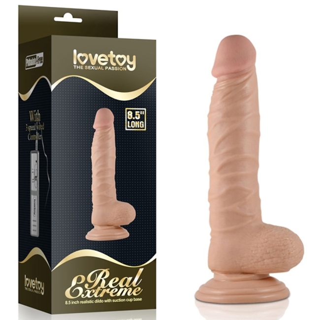 Lovetoy Real Extreme Serisi 20 cm Realistik Penis