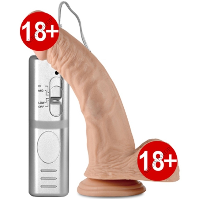 Lovetoy Real Extreme Serisi 21 cm Titreşimli Realistik Penis