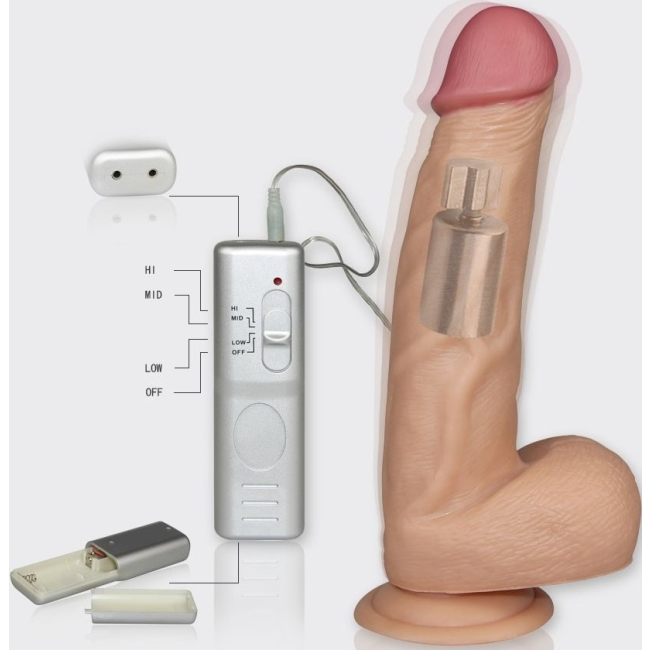 Lovetoy Real Extreme Serisi 23 cm Titreşimli Realistik Penis