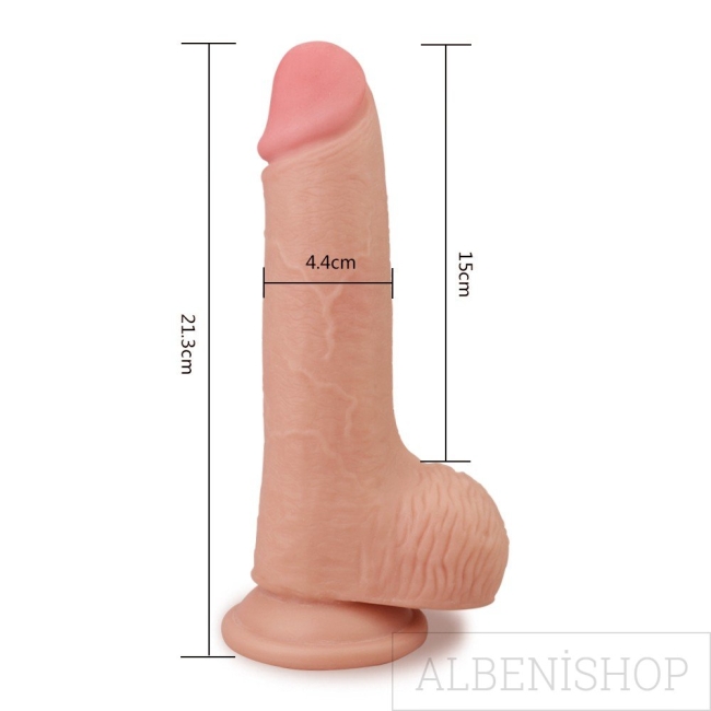 Lovetoy Kıkırdaklı Şekil Alabilen 21 cm Yumuşak Realistik Penis