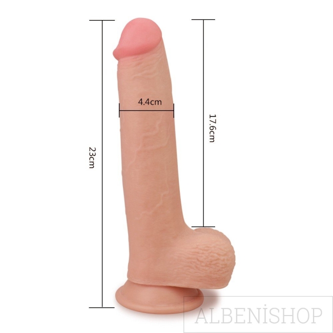 Lovetoy Kıkırdaklı Şekil Alabilen 23 cm Yumuşak Realistik Penis