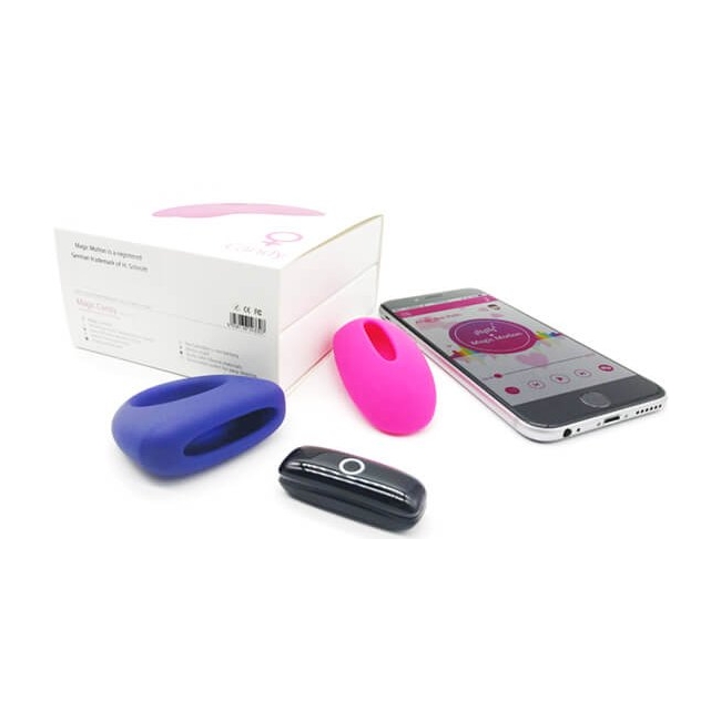 Magic Motion Candy&Dante Akıllı Telefondan Kontrol Edilebilen Penis Halkası Giyilebilen Vibratör