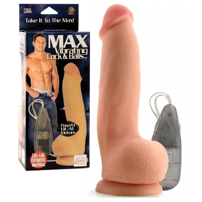 Max Vibrating Özel Dokulu Çift Motorlu Titreşimli Penis  Made By USA