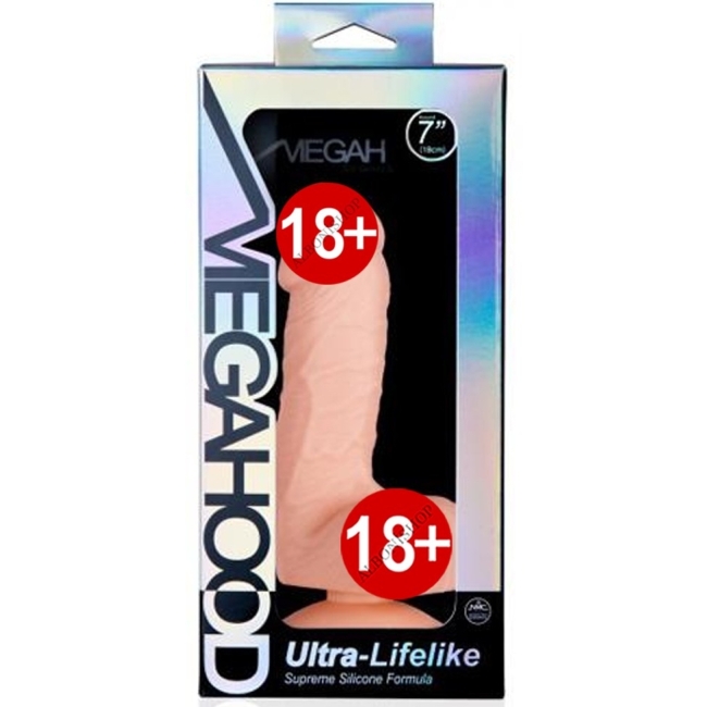 Megahood 18 cm Ultra Gerçekçi Realistik Penis Dildo