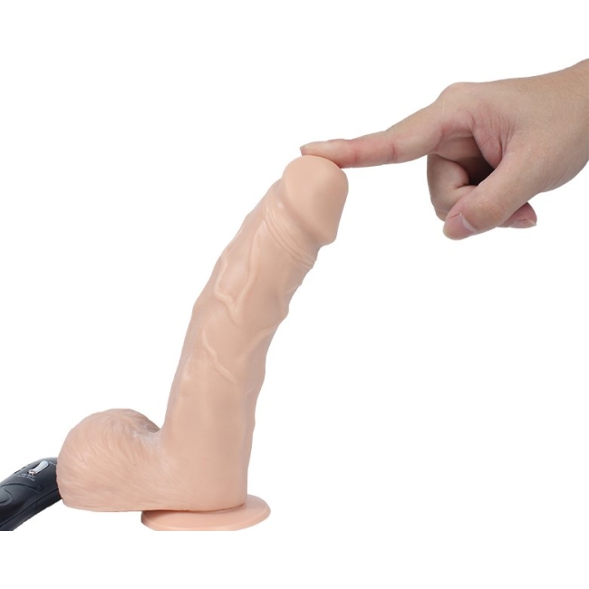 Mk 19 Cm Ultra Yumuşak Dönebilen Titreşimli Realistik Penis Dildo