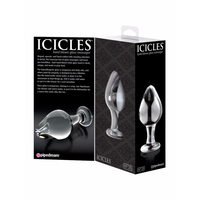 PipedreamProducts Icıcles No 25 Cam Anal Dildo