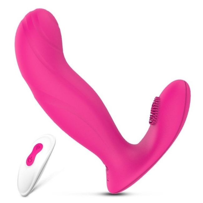 Prog 9 Fonksiyonlu Titreşimli G-Bölgesi ve Klitoris Uyarıcı Kumandalı Yumuşak Vibratör