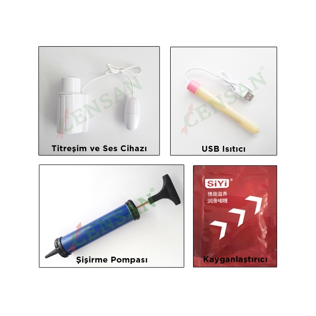 Riley Sarışın Gerçekci Boyutlarda Isıtıcı&amp;Dolgu El ve Ayak