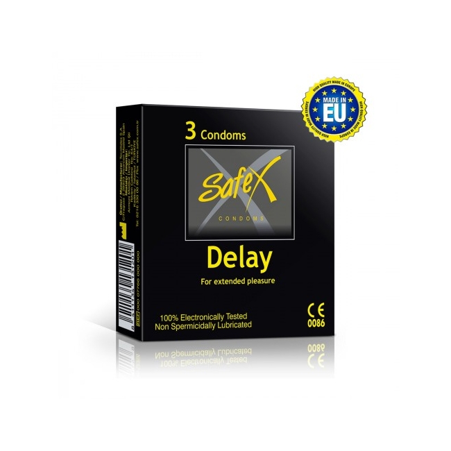 Safex 3 Lü Delay Prezervatif