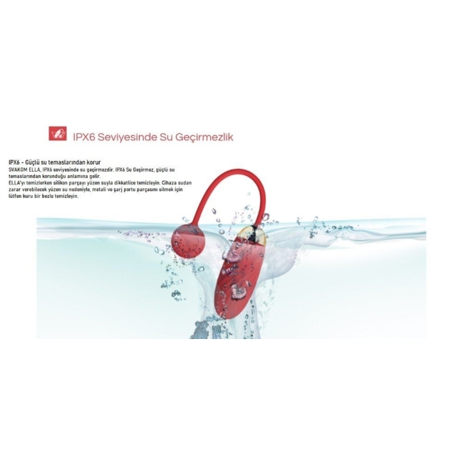 Svakom Ella Neo Serisi Telefon Kontrol UzaK Mesafe&WebCam Uyumlu  Vibratör (Kutusuz Sıfır Ürün)