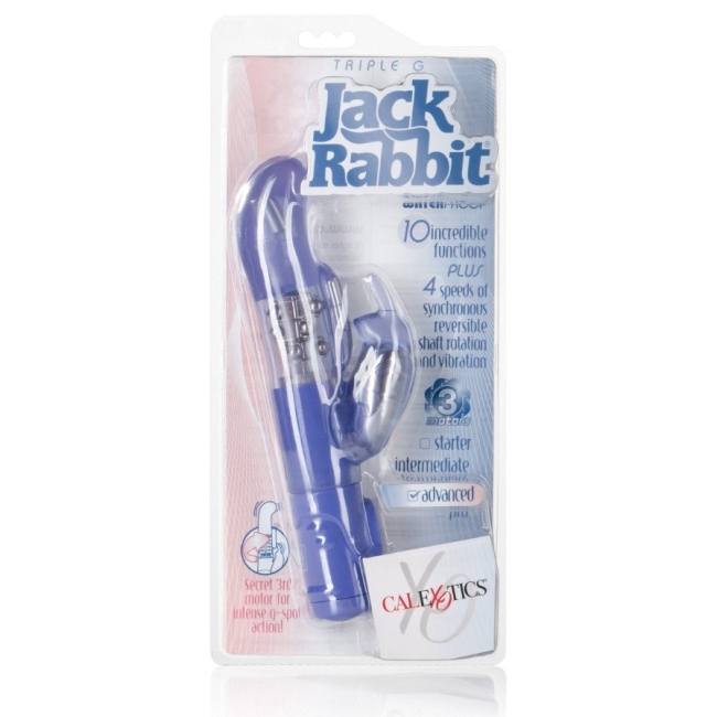 Triple G Jack 10 Fonksiyonlu Titreşimli G-Bölgesi ve Klitoris Uyarıcı Rabbit Vibratör