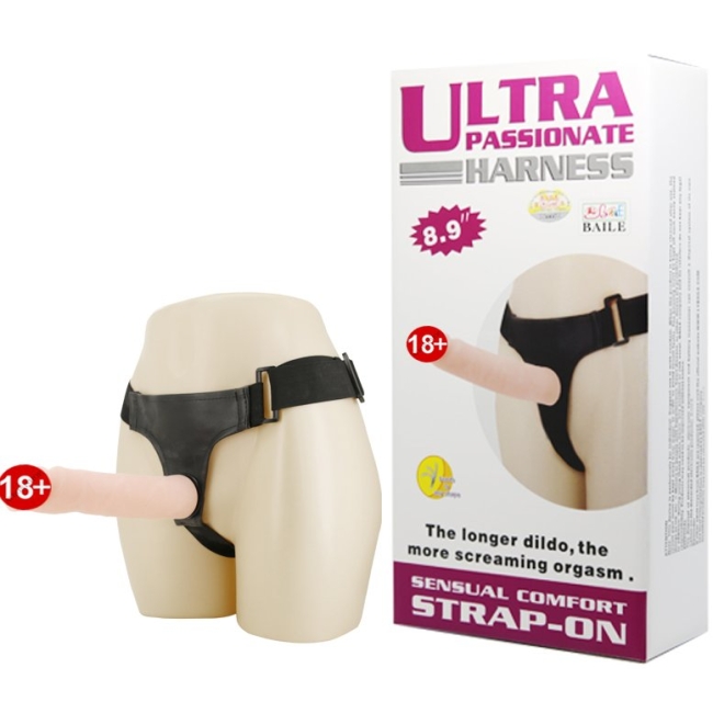 Ultra Possıonate Harness Bükülebilen Belden Bağlamalı Protez Penis