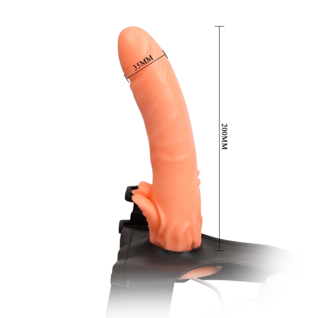 Ultra Passıonate Harness Vajina Girişli Titreşimli İçi Dolu Protez Penis Vibratör