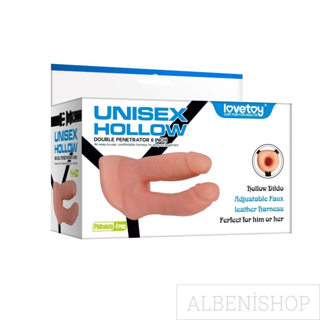 Unisex Anal ve Vajinal Belden Bağlamalı Çift Başlı  Çatal Penis
